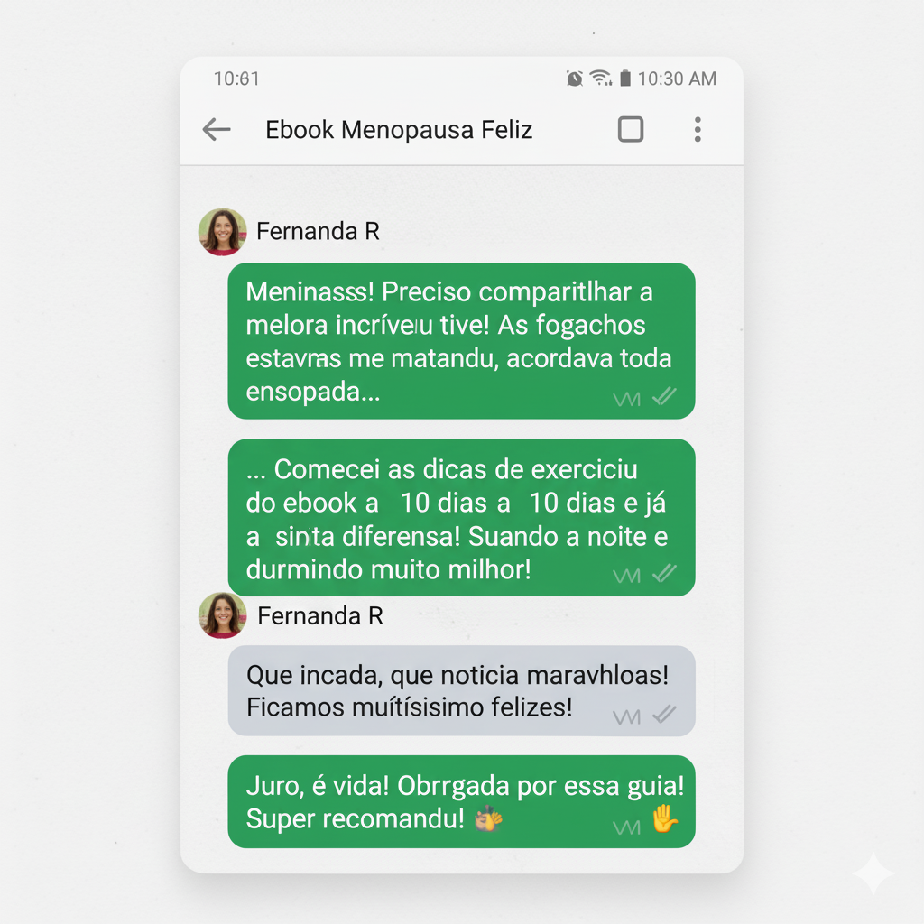 Depoimento WhatsApp - Ondas de Calor Reduzidas
