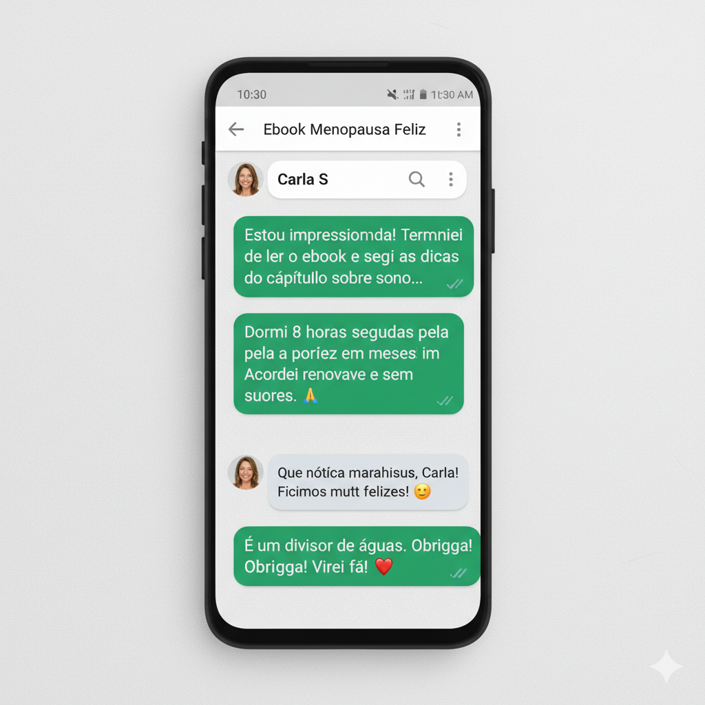 Depoimento WhatsApp - Melhora no Humor e Energia